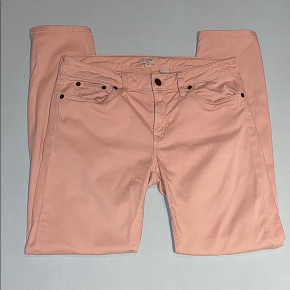 Women’s  J.Crew Pink Mid Rise Skinny Pants 27 - Picture 8 of 10